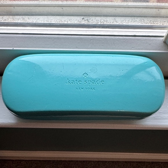 Kate Spade Black and Cream Sunglasses with Case main image 4